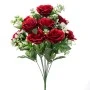 ARTIFICIAL RED ROSES BUSH POTTED