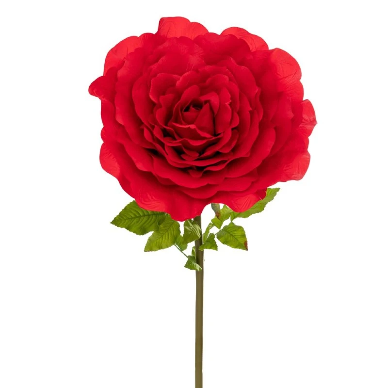 ARTIFICIAL GIANT STEM RED ROSE 70X70X150CM