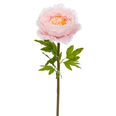 ARTIFICIAL GIANT STEM LIGHT PINK PEONY 38X38X115CM