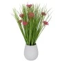 GRASS IN PINK CERAMIC POT 10X9X31CM