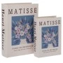 SET 2 DECO STORAGE BOOK BOX IN WHITE COLOR 19X7X27CM
