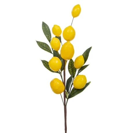 ARTIFICIAL STEM WITH YELLOW LEMONS
