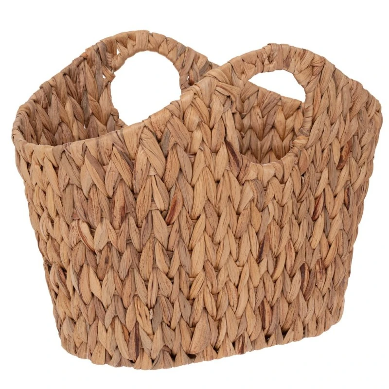 WATER HYACINTH BASKET 38X25X22 31CM