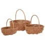 SET 3 NATURAL WICKER BASKET 37Χ32Χ14 33 30Χ24Χ11 26 25Χ17Χ9 20CM