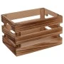 NATURAL WOODEN CRATE 24X16X14CM