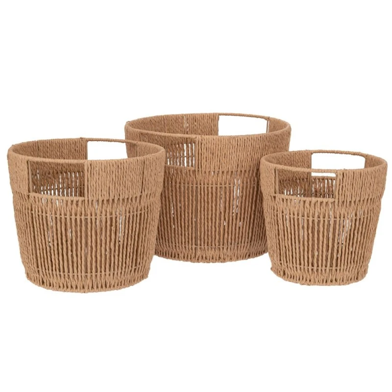 SET 3 TALL BASKET 31X24 26X22 21X20CM