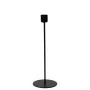 BLACK METAL CANDLEHOLDER 25CM