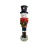 RED GREEN FIBERGLASS SNOWMAN 40X40X180CM