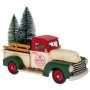 XMAS METAL RETRO TRUCK 25X10X21CM