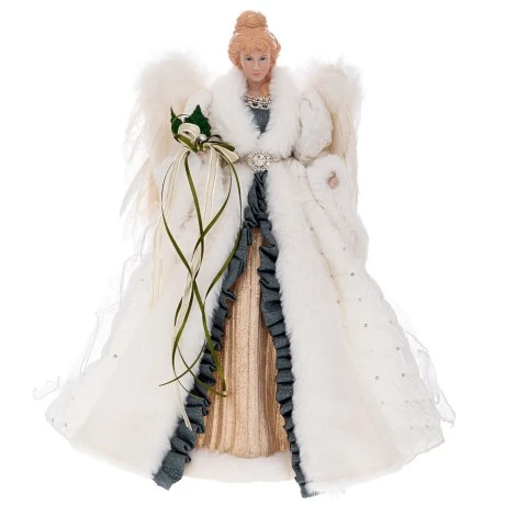 XMAS MRS SANTA IN MINT GREEN COLOR 40CM