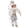 XMAS FABRIC ELF IN GREEN MINT COLOR 30CM