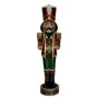 XMAS RED GREEN POLYRESIN NUTCRAKE WITH LED LIGHT, MOVEMENT AND MUSIC WITH TIMER 56X42X192CM