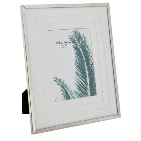 SILVER METAL PHOTO FRAME 10X15 CM