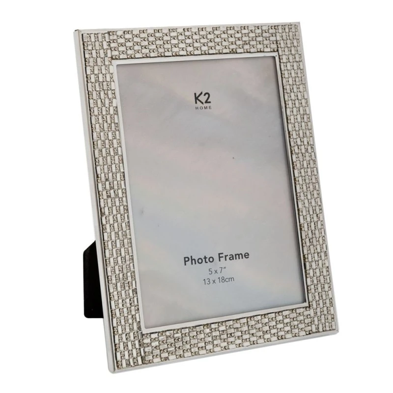 SILVER METAL PHOTO FRAME 13X18 CM