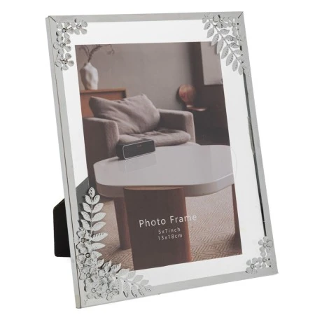 SILVER METAL PHOTO FRAME 13X18 CM
