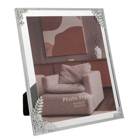 SILVER METAL PHOTO FRAME 20X25 CM