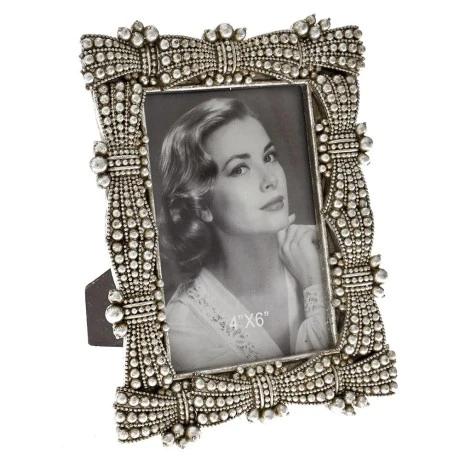 SILVER POLYRESIN PHOTO FRAME 16X21 CM FOR 10X15 PHOTO