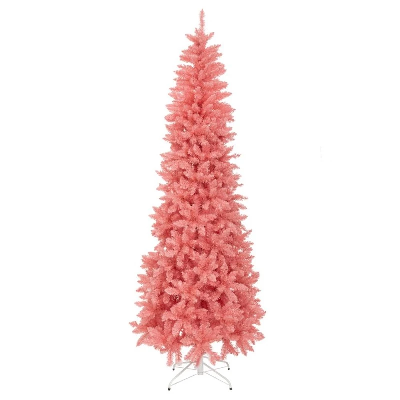CHRISTMAS TREE PINK SLIM 180CM