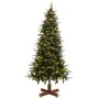 CHRISTMAS TREE PRE-LIT NOBLE FIR 210CM WITH 400 WARM WHITE LED AND MULTICLOLOR