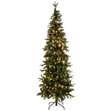 ΔΕΝΔΡΟ PRE-LIT SLIM ALPINE 150EK ΜΕ 150 LED ΛΕΥΚΑ ΛΑΜΠΑΚΙΑ