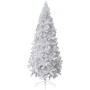 CHRISTMAS TREE WHITE SLIM 210CM