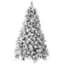 CHRISTMAS TREE FLOCKED ALASKA 210CM