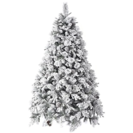 CHRISTMAS TREE FLOCKED ALASKA 240CM