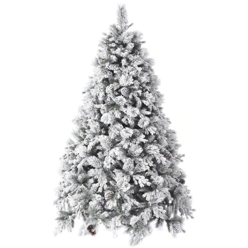 CHRISTMAS TREE FLOCKED ALASKA 240CM