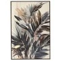 OIL PAINTING ON PRINTED CANVAS 80Χ120 CM WITH TROPICAL LEAVES