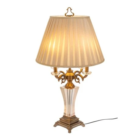 DECO TABLE LAMP 45Χ82CM WITH FOLD SHADE AND 4 LAMPS