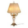 DECO TABLE LAMP 45Χ82CM WITH FOLD SHADE AND 4 LAMPS