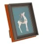 BROWN PLASTIC PHOTO FRAME 13X18CM