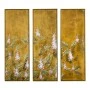 GOLD FOIL SET 3 OIL PAINTING 120X120CM WITH GOLD FRAME ON CANVAS