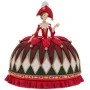 RED RESIN QUEEN 26.5Χ17Χ26CM