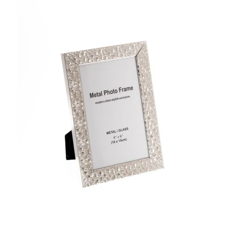 SILVER HAMMERED PHOTO FRAME 10Χ15CM