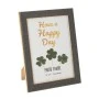 METAL PHOTO FRAME 10X15CM GREY AND GOLD