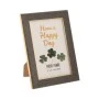 METAL PHOTO FRAME 13X18CM GREY AND GOLD