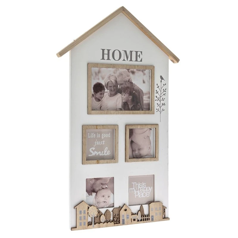 WOODEN MULTI-PHOTO FRAME 28X47 CM