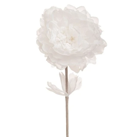 ARTIFICIAL WHITE PEONIA STEM