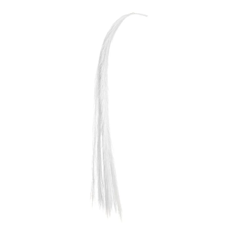 DECO WHITE HANGING ARTIFICIAL FLOWER PAMPAS 115CM SET 10