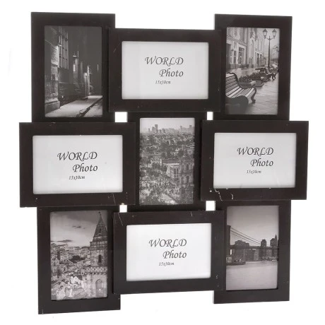 BLACK MULTI-PHOTO FRAME 46X46 CM
