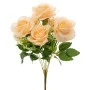 ARTIFICIAL CREM ROSES BOUQUET 43CM
