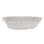 OVAL WHITE BASKET  61X48X16 CM