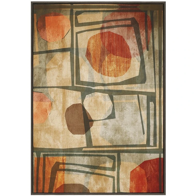 FRAMED PRINT ON CANVAS 100X70 CM ABSTRACT THEME