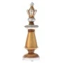 GOLD POLYRESIN CHESS QUEEN 11X11X33CM