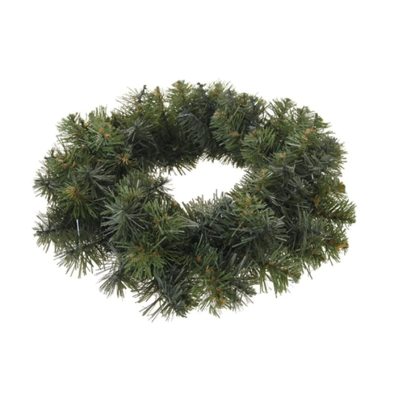GREEN CHRISTMAS WREATH 40CM