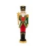 GREEN RESING SOLDIER HOLDING A STAR 21X15X59.5CM