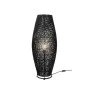 DECO RATTAN FLOOR BLACK LAMP D36x92CM