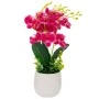 ARTIFICIAL PINK ORCHID IN CERAMIC POT