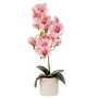 ARTIFICIAL PINK ORCHID IN CERAMIC POT 65CM
